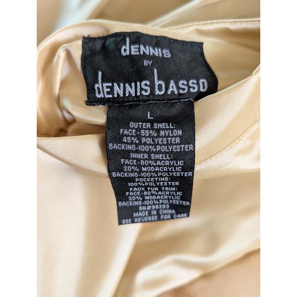 Dennis Basso Reversible Faux Mink Coat w/ Sable-Inspired Trim – Size L - Picture 13 of 16